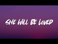 She Will Be Love, Wide Awake, Rolling In The Deep (Lyrics) - Maroon 5