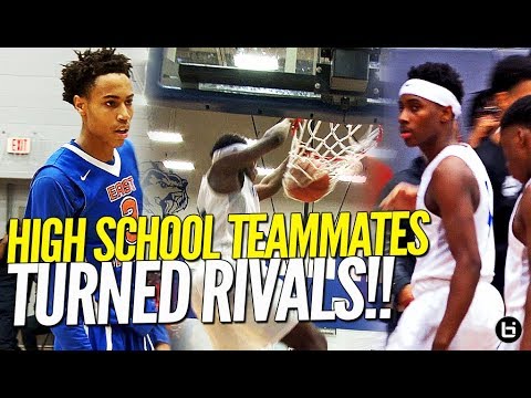 TEAMMATES TURNED RIVALS Mario Mckinney Goes Against Former Teammate in Basketball Rivalry Game 