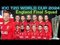 England squad for T20 world cup 2024 #englandcricketboard #englandcricketteam #t20worldcup2024