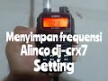 setting alinco dj-crx7