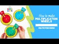 How To Make MULTIPLICATION Wheels!! EASY DIY! Times Tables for Kids!! Fun Math