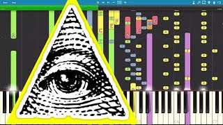 IMPOSSIBLE REMIX The Illuminati Song Piano Cover