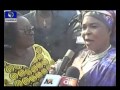 First lady of Nigeria; Dame Patience Jonathan is back in Nigeria