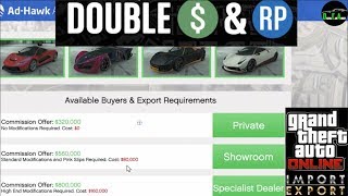 GTA 5 Import/Export Double $ (Selling Vehicle Cargo $620,000 every Hour and 30 Min) (Solo $155,000)