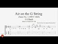Air on the G String - Guitar Tabs