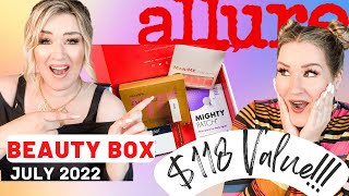 👄 ALLURE BEAUTY BOX for July 2022 is Here! UNBOXING & REVIEW!! 💋😘💅💁‍♀️ Glow Up Twins