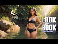 AI Lookbook [4K]: Sonya's Untamed Jungle Photoshoot
