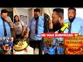 Fredrick Leonard In Tears As His Wife Peggy Ovire Surprised Him In A Special Way On His Birthday