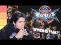 Blind Reacting and Tier Listing Blazblue Central Fictions Character Theme Songs