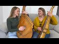 Mother with Daughter Singing Ukrainian Song with Bandura