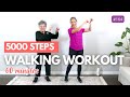 60 Minute Walking Workout for Seniors and Beginners | 5000 step workout