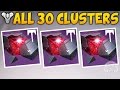 Destiny: ALL 30 DORMANT SIVA CLUSTER LOCATIONS! Complete Guide For Rise of Iron Hidden Clusters