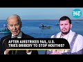 Watch Houthi Reaction To USA's Offer Of Economic 'Incentives' To Stop Red Sea Ship Attacks | Gaza
