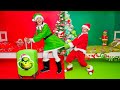 Grinch vs Santa Challenge with Roma and Mom