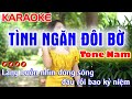 Tình Ngăn Đôi Bờ Karaoke Nhạc Sống Tone Nam ( Phối Mới ) - Tình Trần Organ