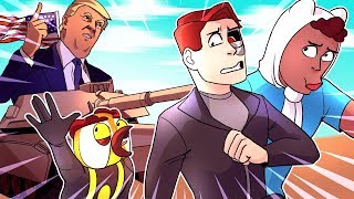 Gmod Deathrun Funny Moments: SO MANY MEMES, Trump