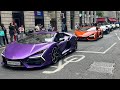 Supercars in London May 2024 (Revuelto, SVJ, ultimae)