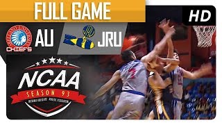 AU vs. JRU | NCAA 93 | Full Game | 4th Quarter | July 18, 2017