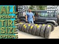Tire Upgrade Options for the Suzuki Jimny - All Possible Sizes and their Weights #4x4 #suzuki