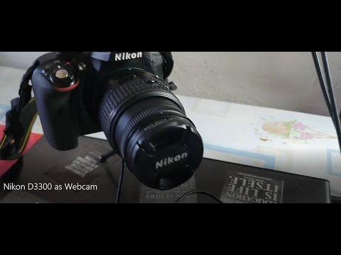 How to use a DSLR as Webcam with OBS Studio Nikon D3300 