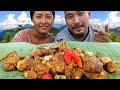 spouse cooked the best chicken curry ever | mukbang with wife | how to cook the best chicken gravy.