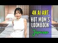 【AI ART】Mature Japanese 50 Years - Ai Lookbook Girl,ai sexy girl,bbw