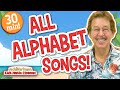 All APHABET Songs! | 30 MINUTES of Alphabet Songs! | Jack Hartmann