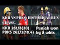 KKR VS PBKS: Creates history by successfully chasing down their highest ever total in IPL.