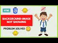 Fix CSS background image url not displaying showing working in HTML CSS | Problem Solved