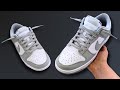 HOW TO LACE NIKE DUNK LOWS LOOSELY (BEST WAY)