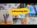 DIY Decoupage paper At Home || বাসায় সহজেই ডেকোপাজ পেপার বানিয়ে নিন ||   DIY Pastel Colour #hacks