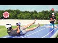 Download Nerf Slip and Slide Battle | Dude Perfect mp4 3gp mp3 videos - waplic