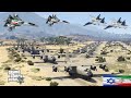 Irani Fighter Jets, Drones & War Helicopter Attack on Israeli Second Oil Convoy in Jerusalem - GTA v