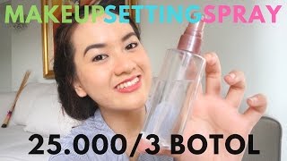 DIY MAKEUP SETTING SPRAY - Sangat Mudah dan Murah hanya Butuh 2 Ingredients