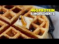 Protein Waffles with Simple Ingredients | Easy & Healthy