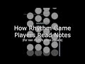 How Rhythm Game Players Read Notes (for non-rhythm game players) [READ DESC]