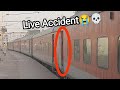 Live Accident😭💀 Shunting loco🚇 ALP Heavy duty🚇 Danger💀 Don't ❌cross #motivation #railway #locomotive