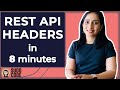 How to use headers in REST APIs? Different types of headers, how and where to use?
