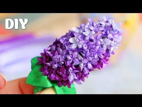 Цветок сирени своими руками