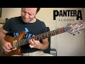 Pantera - Floods Solo and Outro Cover