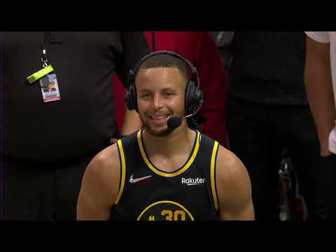Steph Curry Talks about his Heated moment with Referee Postgame Interview