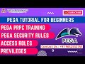 PEGA Security Rules | Access Roles | Previleges | PEGA tutorial for Beginners | PEGA Training