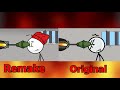 Henry Stickmin - Original VS Animation Parody
