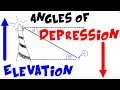 Trigonometry Pt 3 - Angles of Elevation and Depression