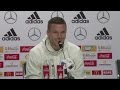 FUNNY! Podolski gives his take on Loew's "scratch and sniff"