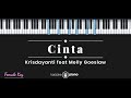 Cinta - Melly Goeslaw feat Krisdayanti (KARAOKE PIANO - FEMALE KEY)