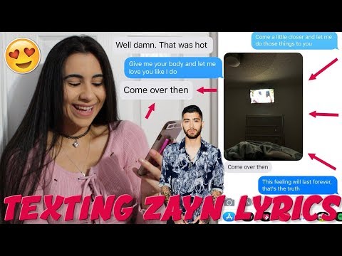 Download TEXTING MY GUY BEST FRIEND ZAYN "LET ME" LYRICS (gone right?!) | Just Sharon free