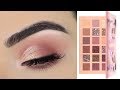 Huda Beauty New Nude Eyeshadow Palette | Soft Eye Makeup Tutorial