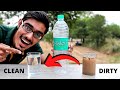 Filtering & Drinking Dirty Water Using Plastic Bottle | प्लास्टिक बोतल से किया गंदे पानी को साफ़ |