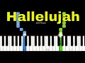 HALLELUJAH Easy Piano Tutorial